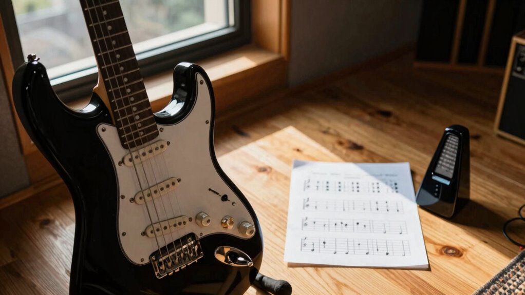 organized distraction free practice environment