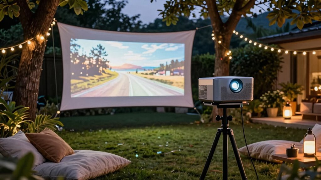 outdoor projector selection criteria
