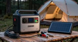 portable power station setup