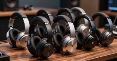 premium headphones with expansive sound
