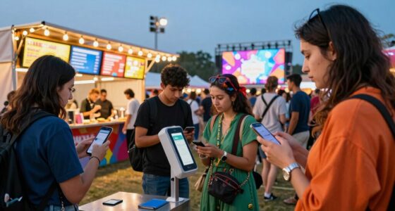 prepare cashless festival setup