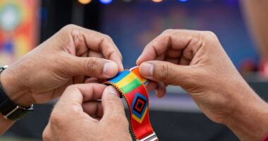 prepare wristbands before wearing