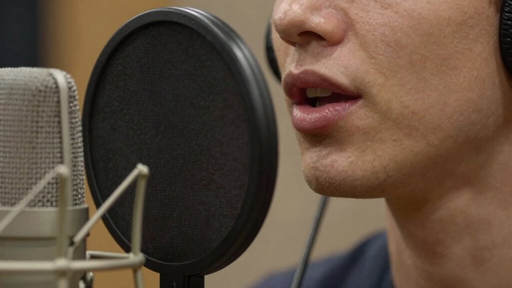 preventing microphone plosives effectively