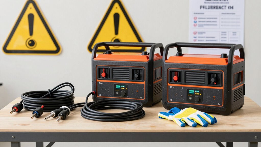 proper battery setup and maintenance