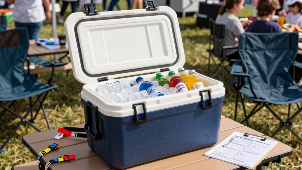 proper cooler ice placement