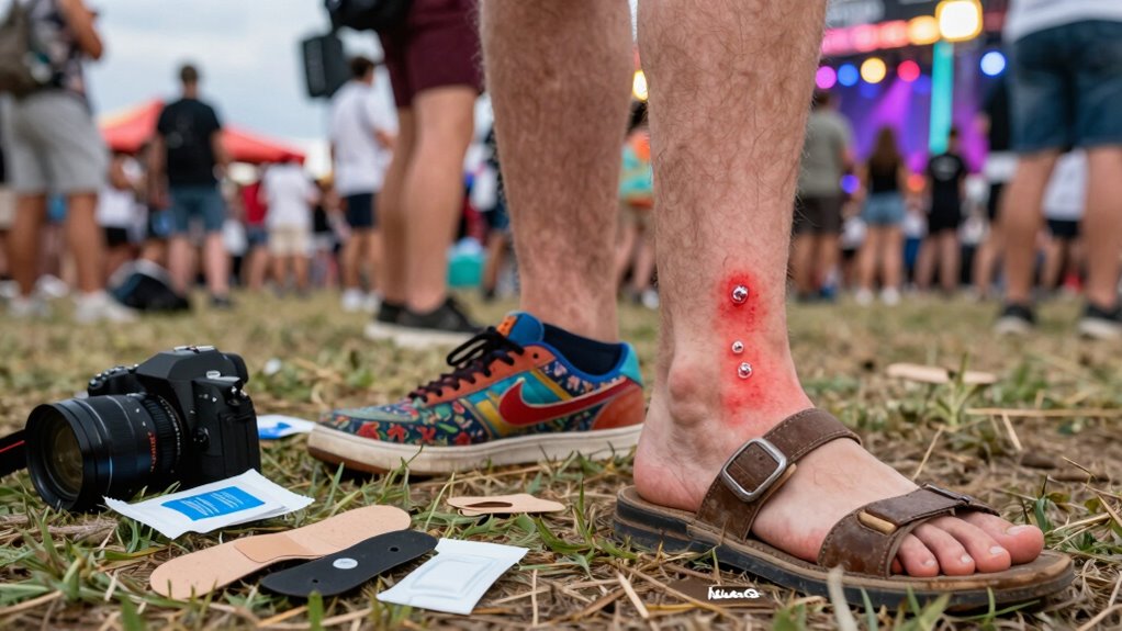 proper footwear and blister prevention