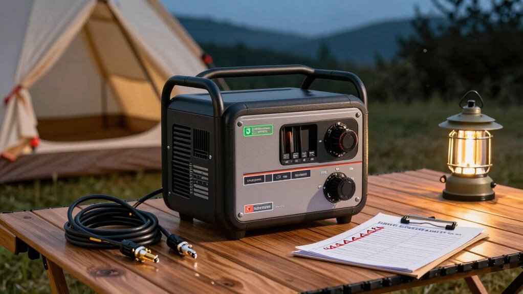 proper generator safety setup