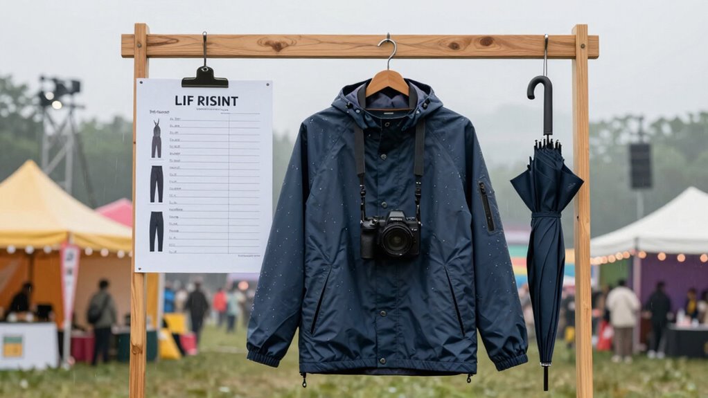 proper waterproof rainwear layering