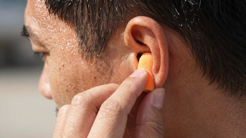 properly fitting hearing protection