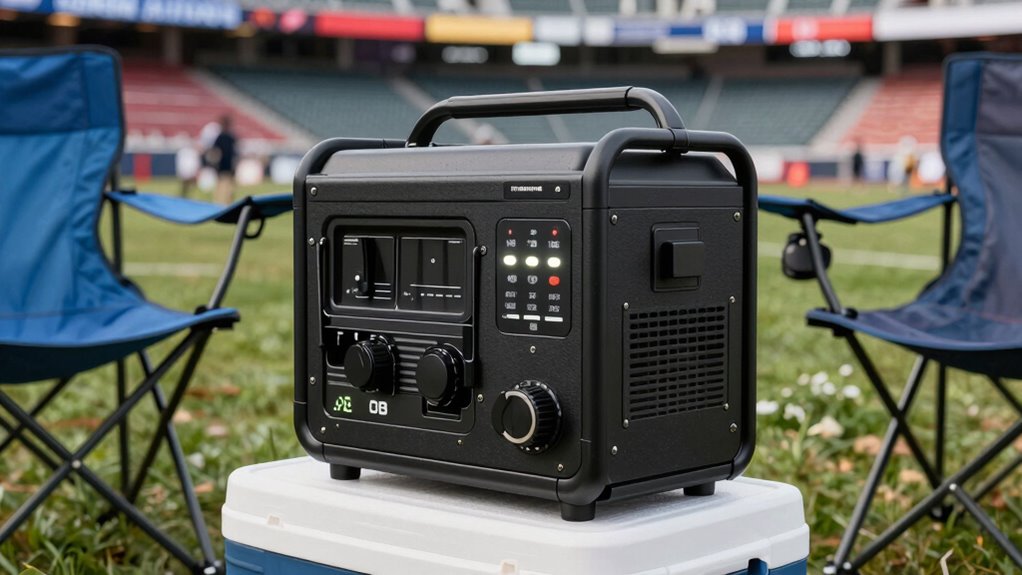 quiet portable tailgating generator