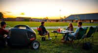 quiet tailgating power options