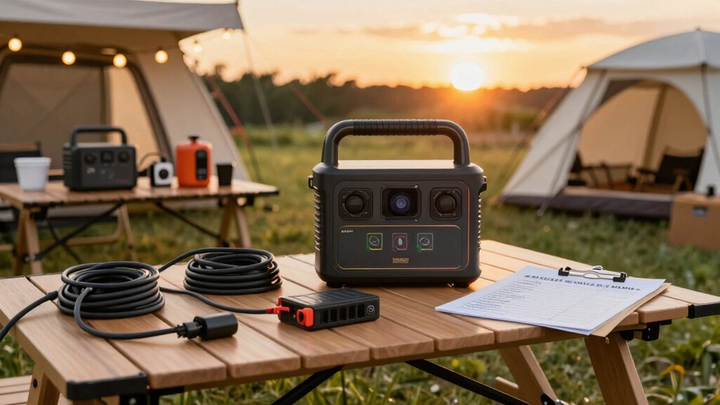 safe portable power setup