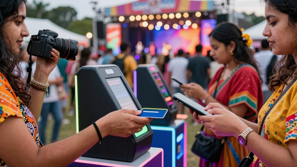 secure festival payment setup