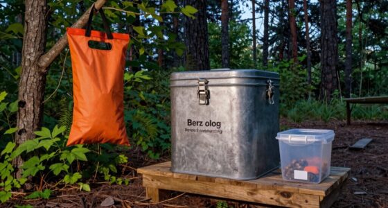 secure food in sealed containers