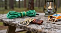 secure keys during camping
