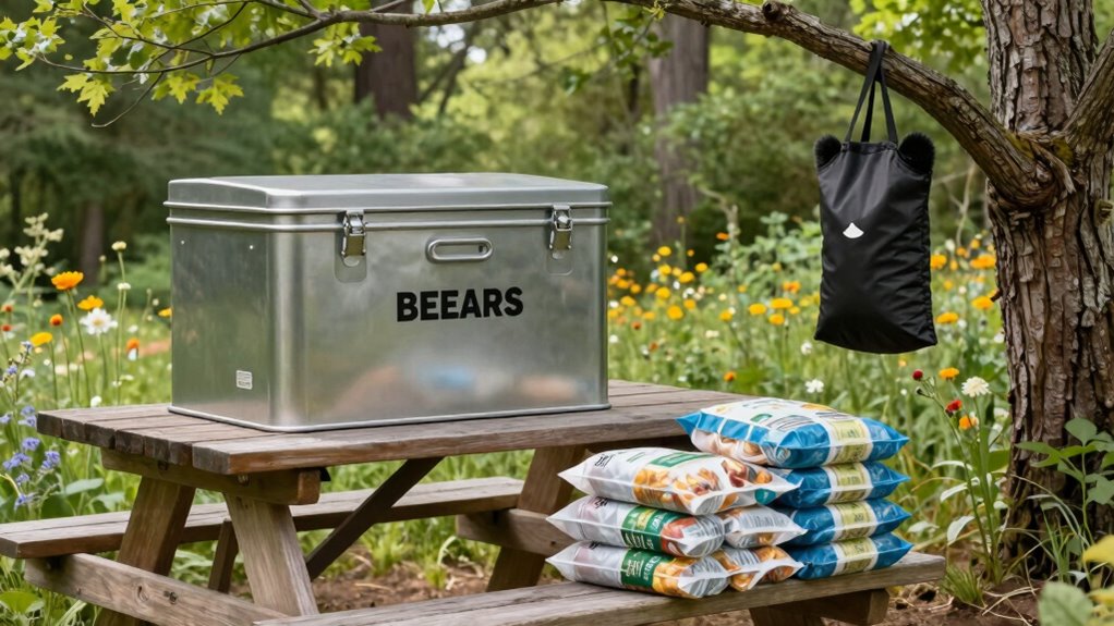 secure odor proof wildlife containers
