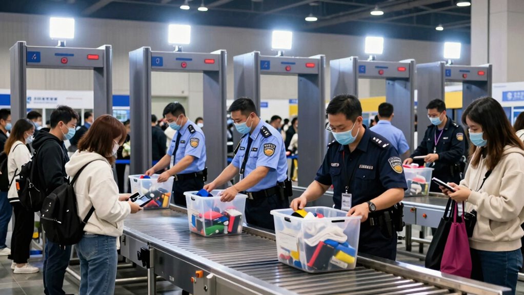 security screenings ensure safety