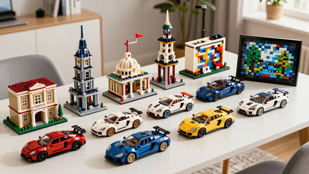 selecting adult lego sets