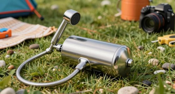 selecting efficient camping showers