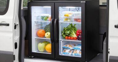 selecting ideal van fridge
