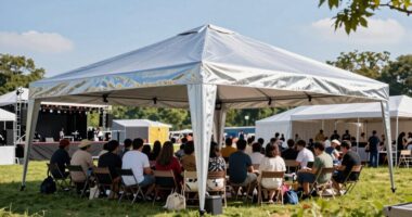 selecting suitable concert canopy