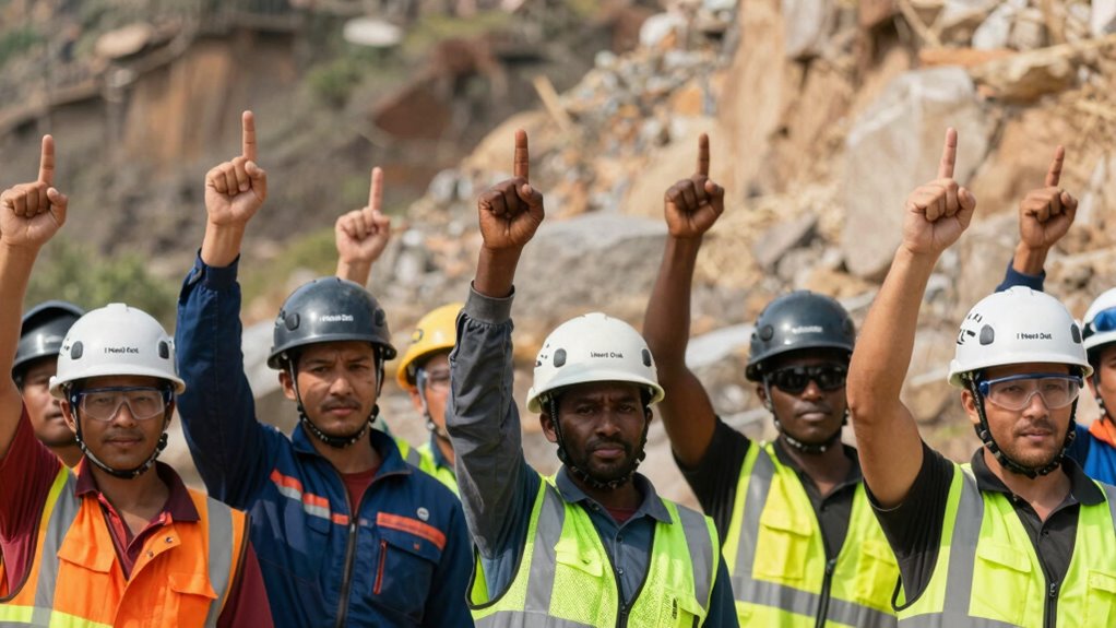 silent emergency hand signals