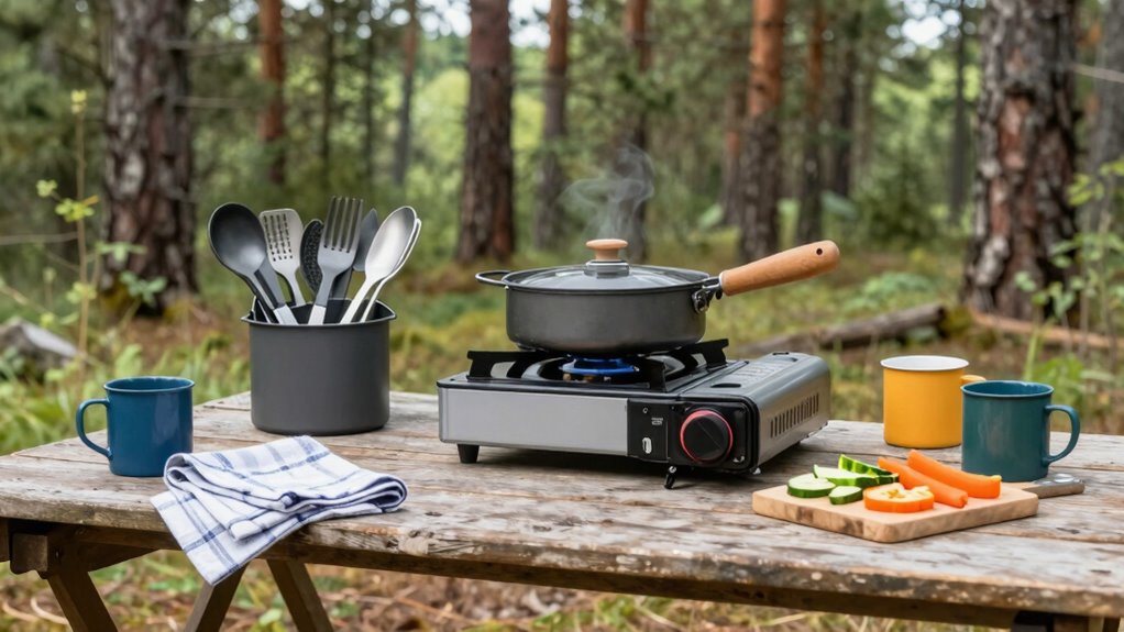 simple organized camp cooking