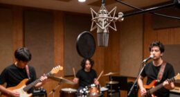 single microphone band recording