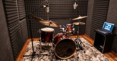 small room drum recording