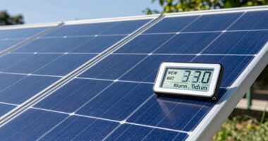 solar panel technical specifications