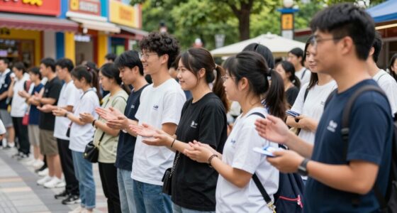 stand patiently politely wait