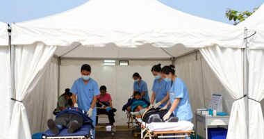 stay calm manage medical tents