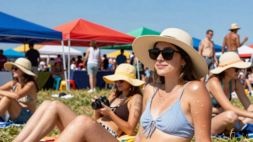 stay hydrated wear sunscreen