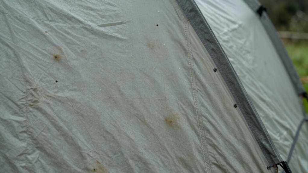 tent damage causes leaks