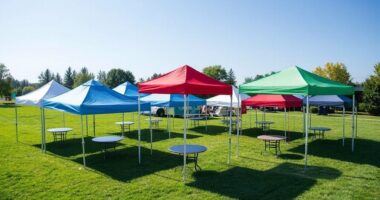 top 10x10 event canopies