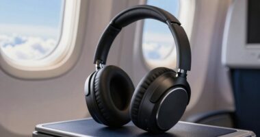 top airplane noise canceling headphones