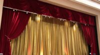 top backdrop curtain systems