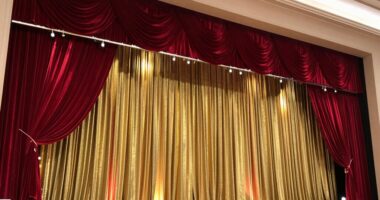 top backdrop curtain systems