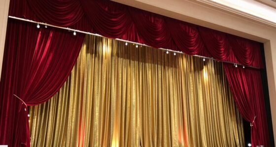 top backdrop curtain systems