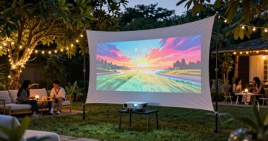top backyard movie projectors