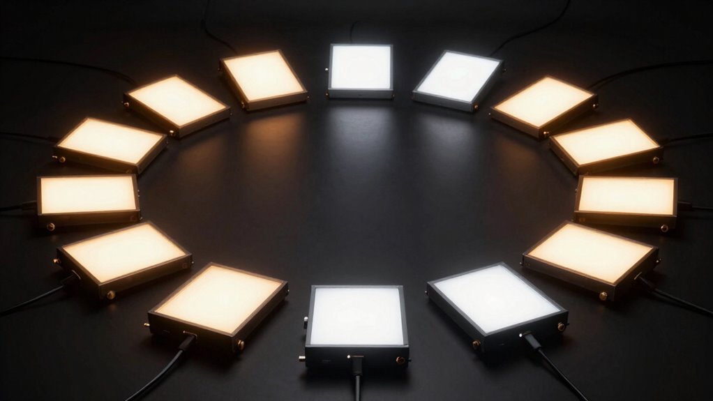 top bi color led studio lights