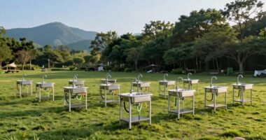 top camping portable sink stations