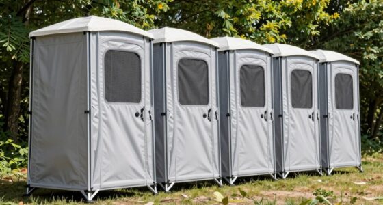 top camping toilet shelter options