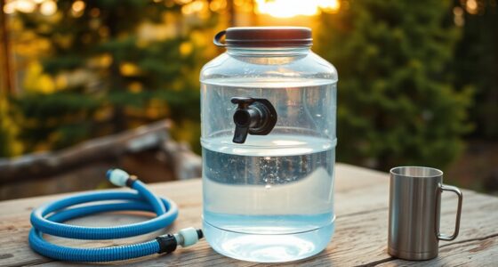 top camping water storage