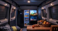 top dual zone van fridge