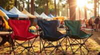 top heavy duty festival chairs