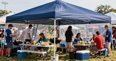 top heavy duty tailgate tents