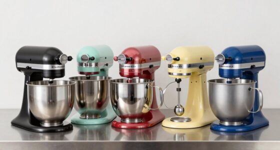 top kitchenaid mixer colors