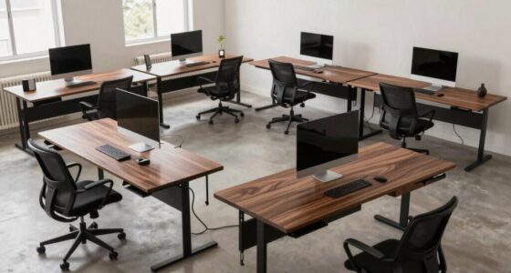 top l shaped studio desks