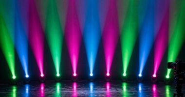 top led stage wash lights